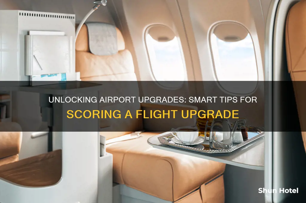how to get a flight upgrade at the airport