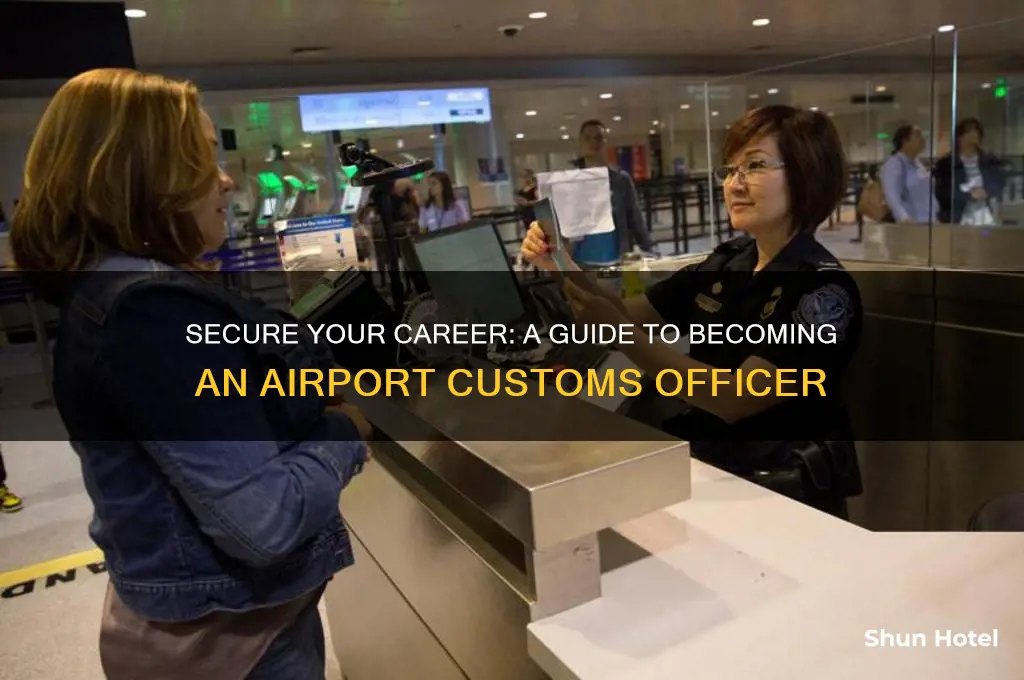 how to get a job as customs officer in airport