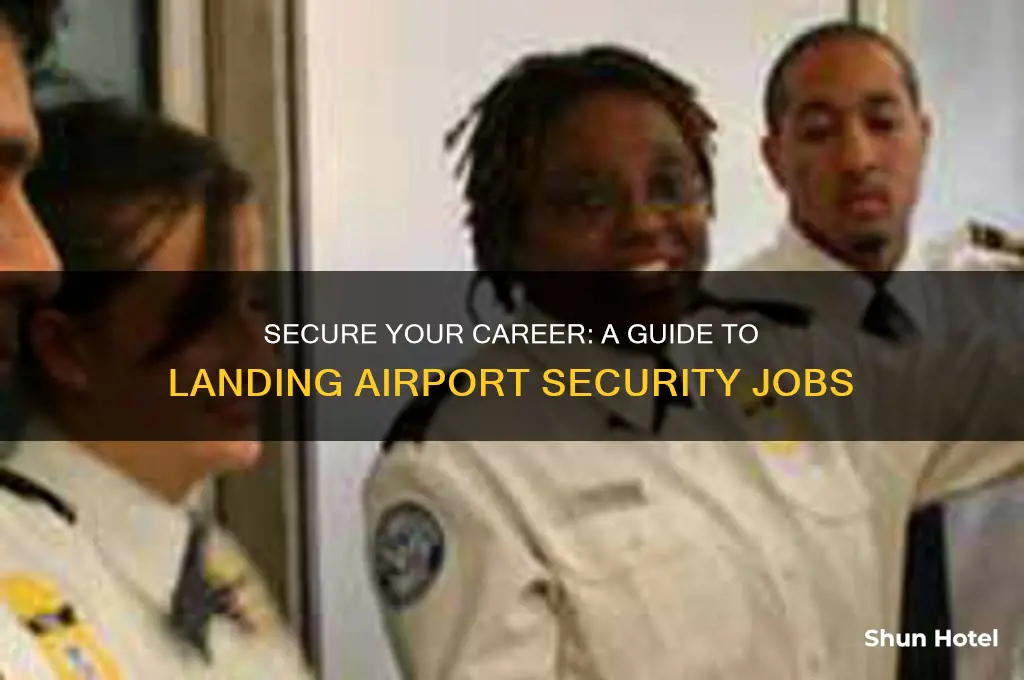 how to get a job at airport security