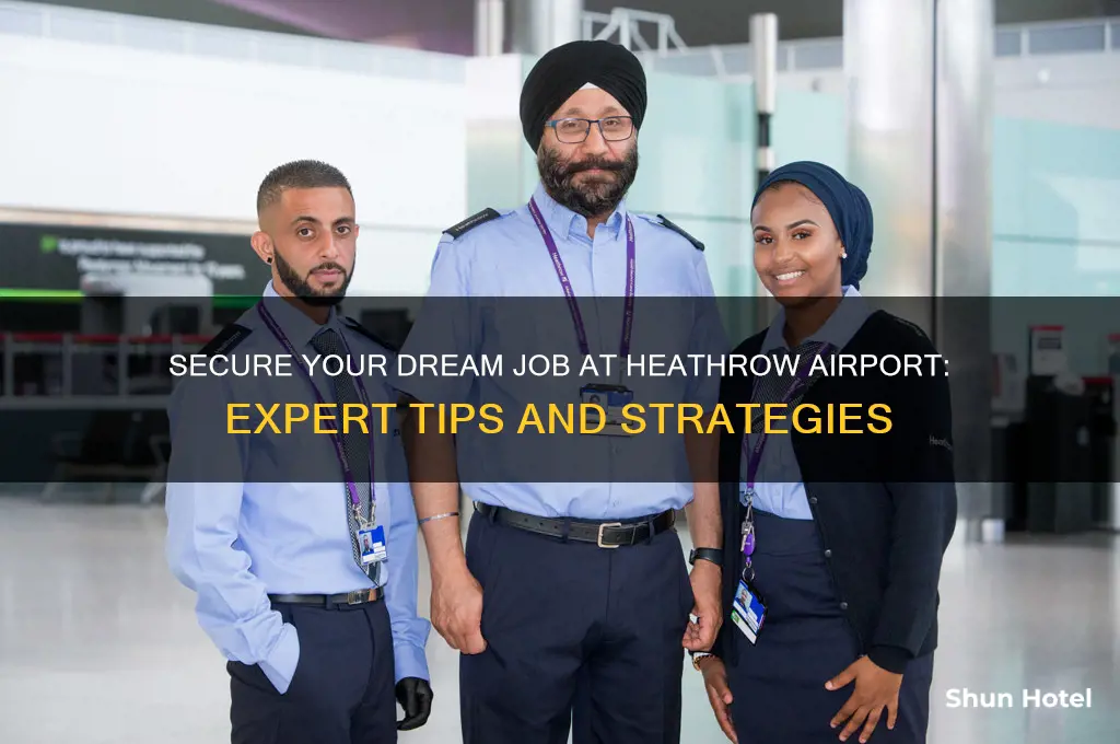 how to get a job at heathrow airport