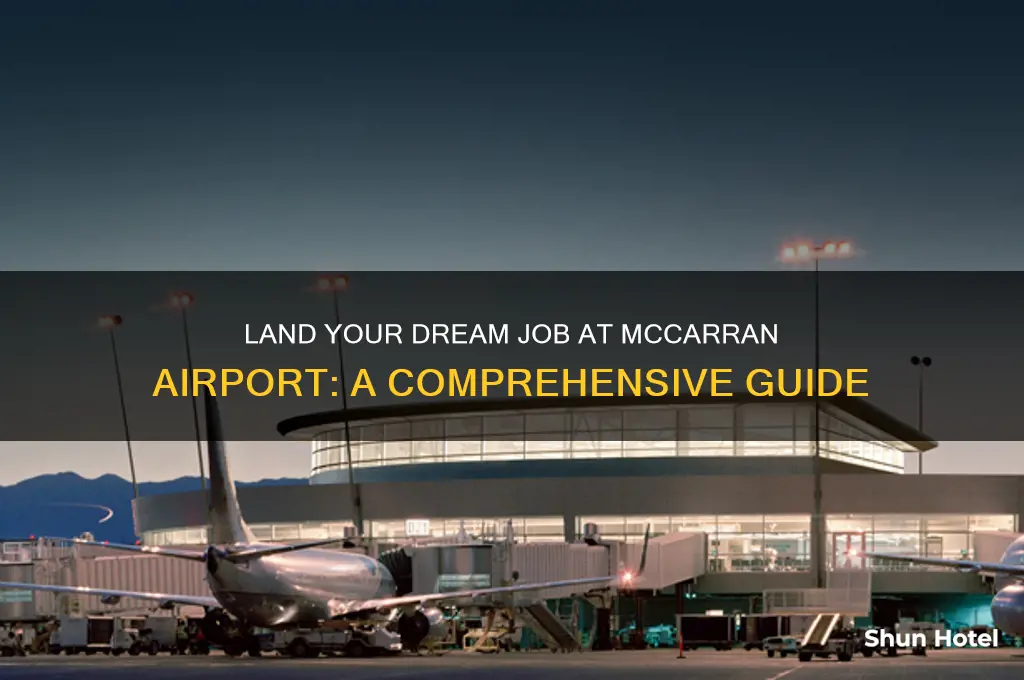 how to get a job at mccarran airport
