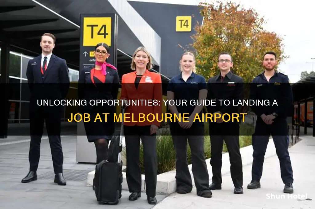 how to get a job at melbourne airport