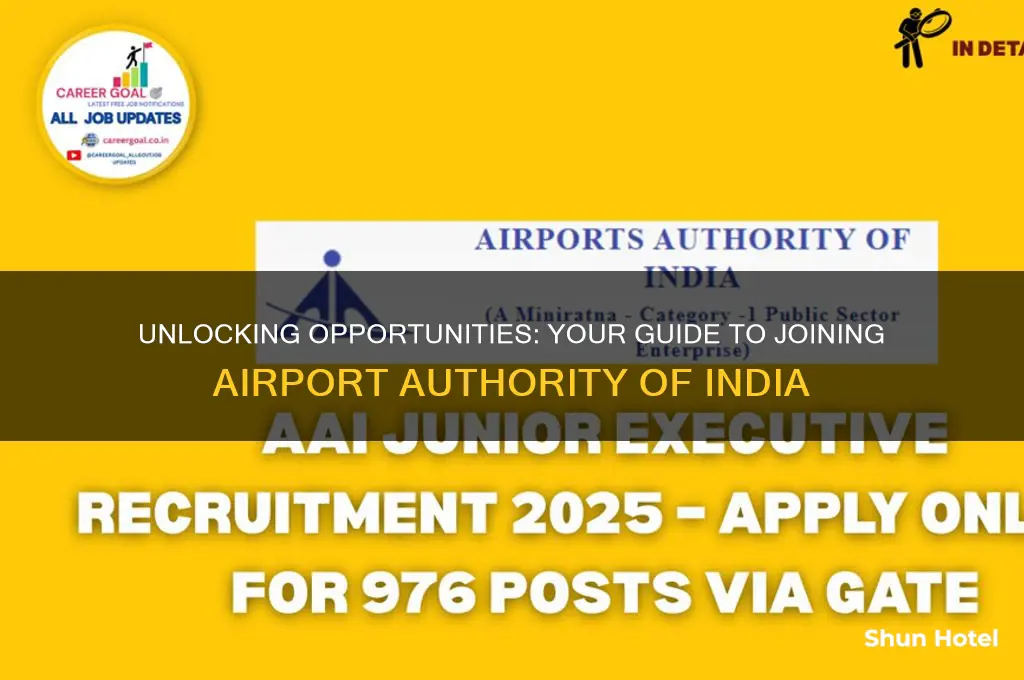 how to get a job in airport authority of india