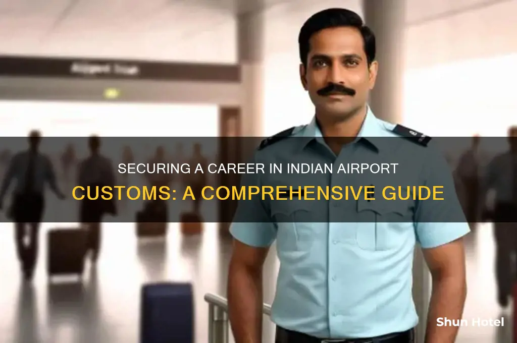 how to get a job in airport customs in india