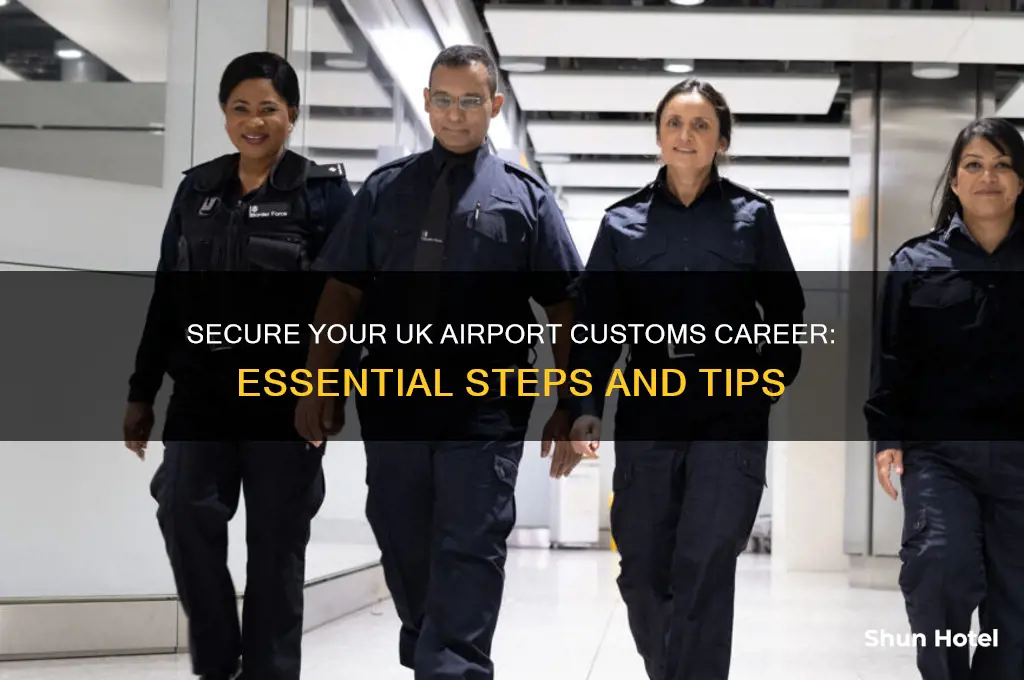 how to get a job in airport customs uk