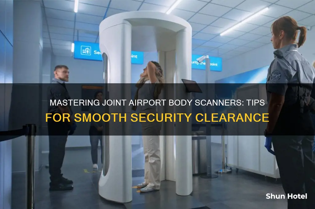 how to get a joint pass airport body scaner