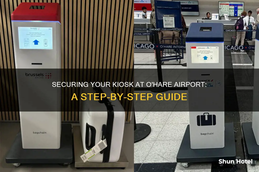 how to get a kiosk at ohare airport