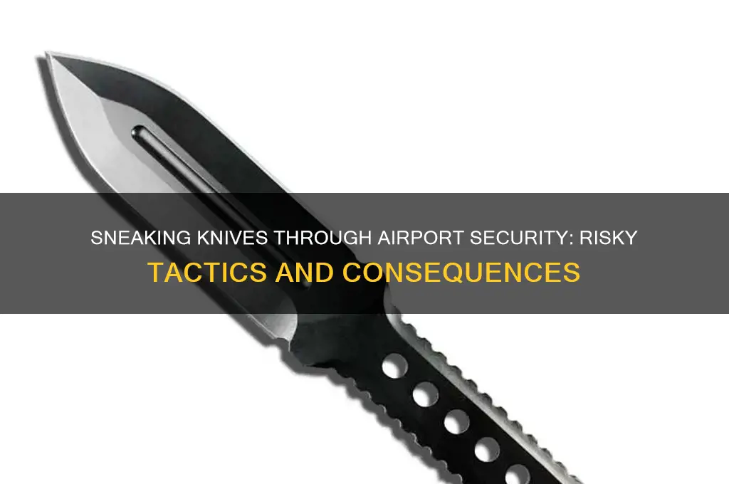 how to get a knife past airport security