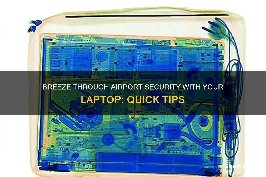 how to get a laptop through airport security