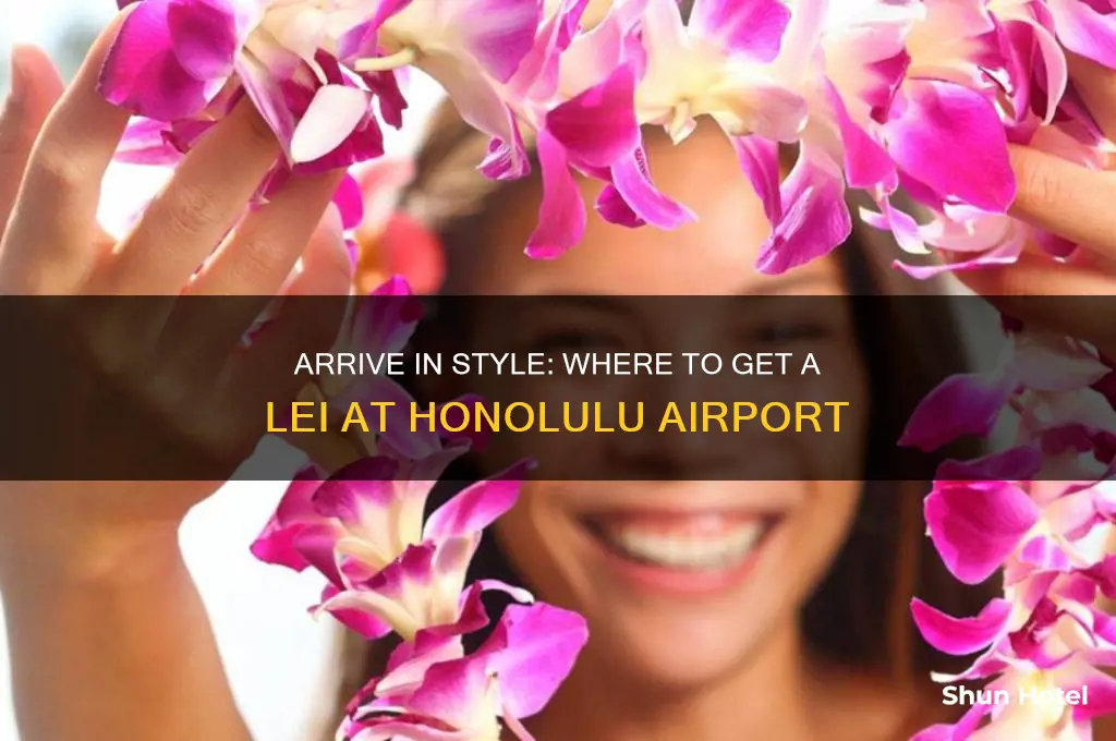 how to get a lei at honolulu airport
