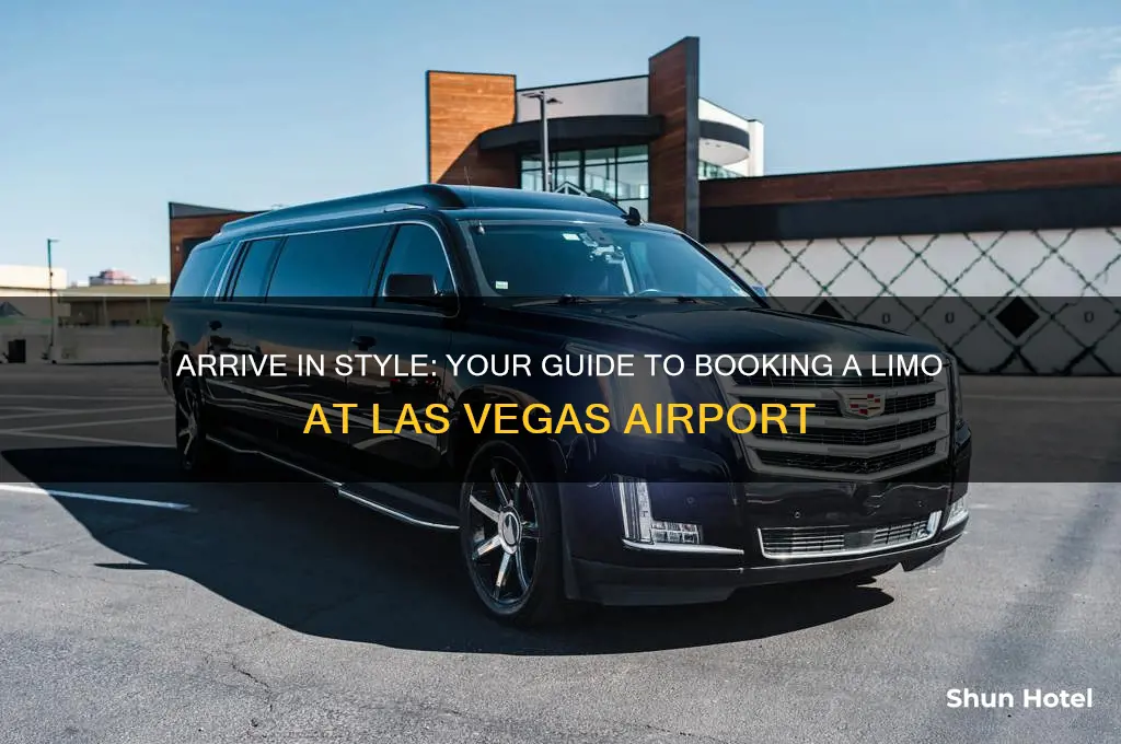 how to get a limo at las vegas airport