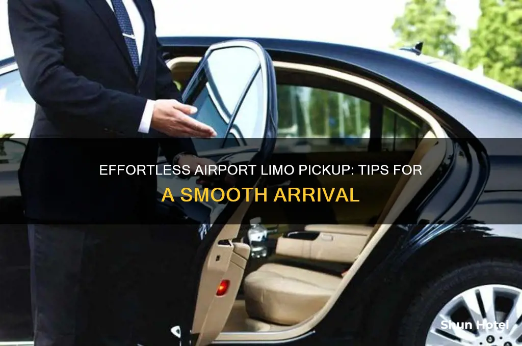 how to get a limo to pick up at airport