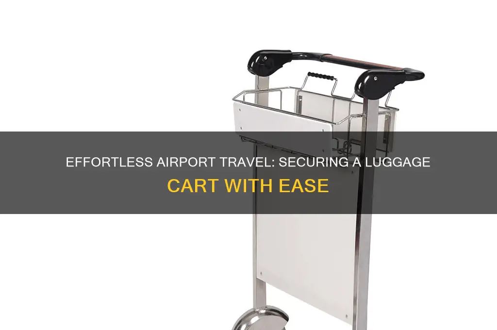 how to get a luggage cart at the airport