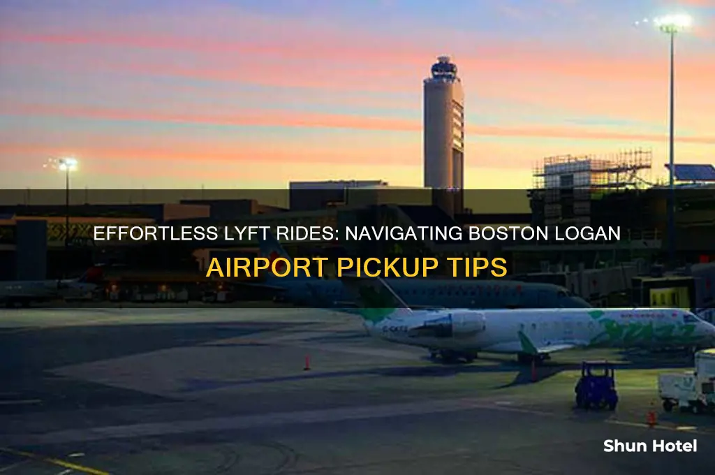 how to get a lyft at boston logan airport