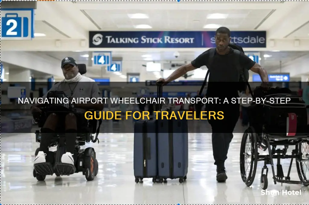 how to get a medical wheelchair transport in airport