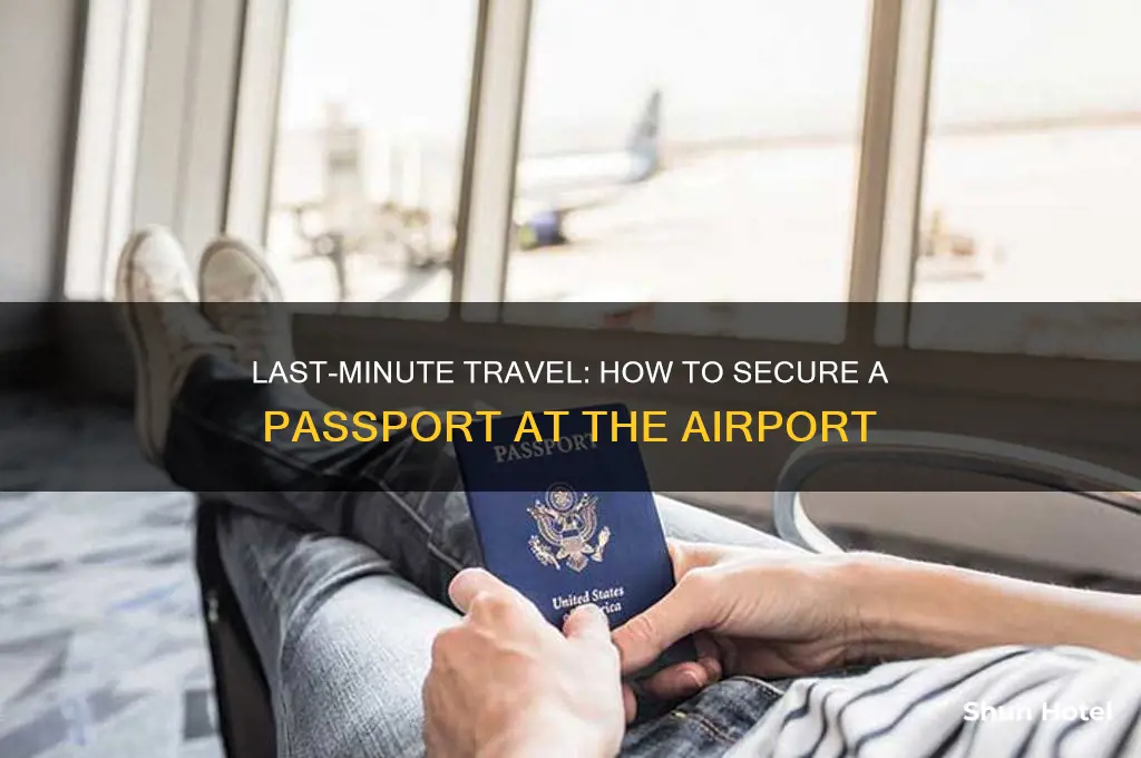 how to get a passport at the airport