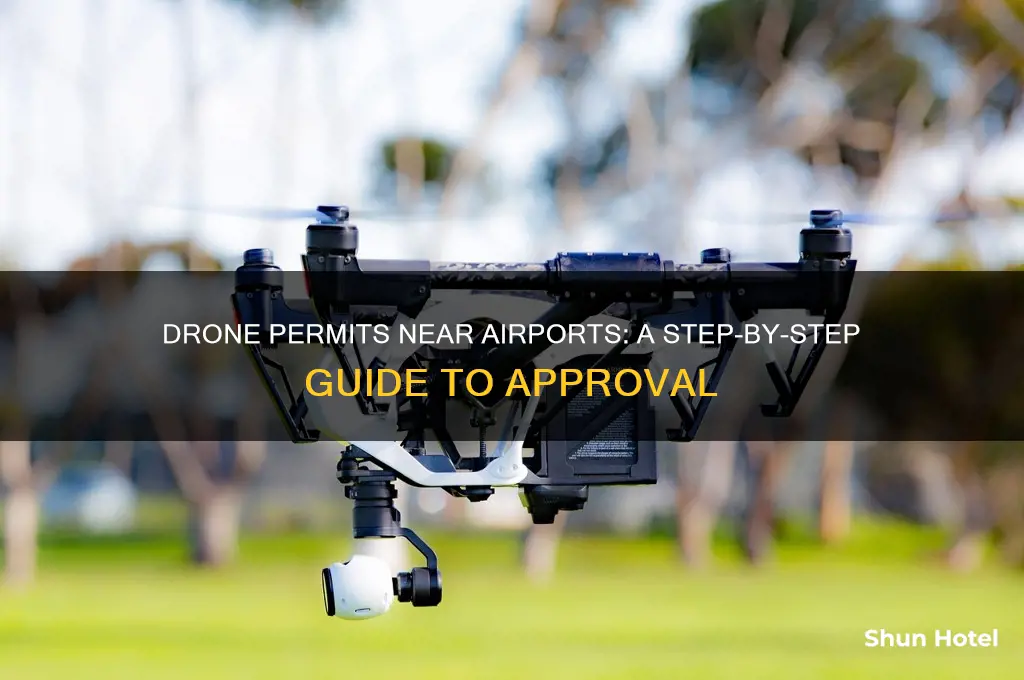 how to get a permit to fly drone near airport