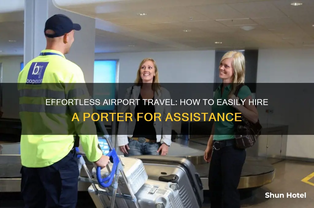 how to get a porter at airport