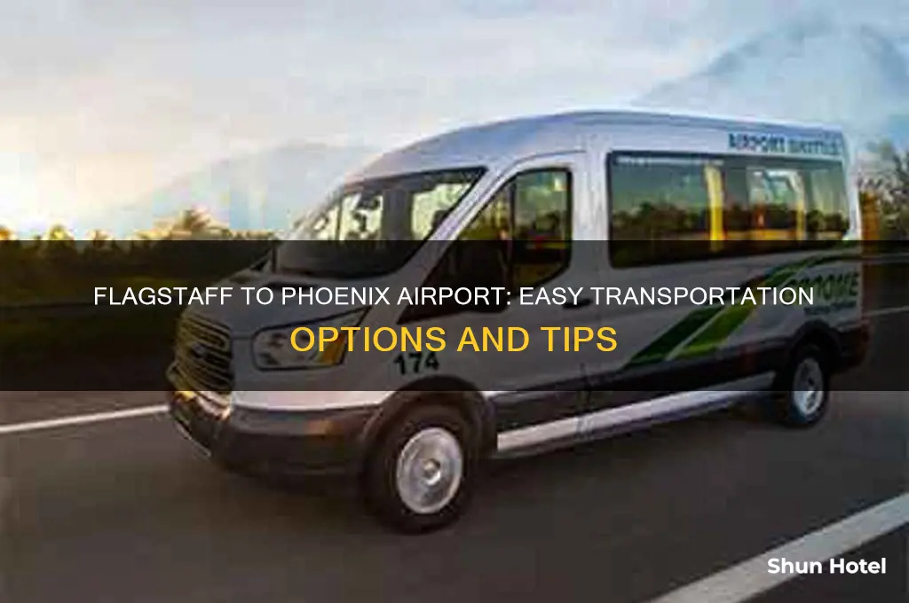 how to get a ride from flagstaff to phoenix airport