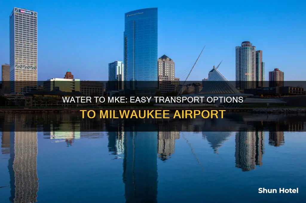 how to get a ride from water to milwaukee airport