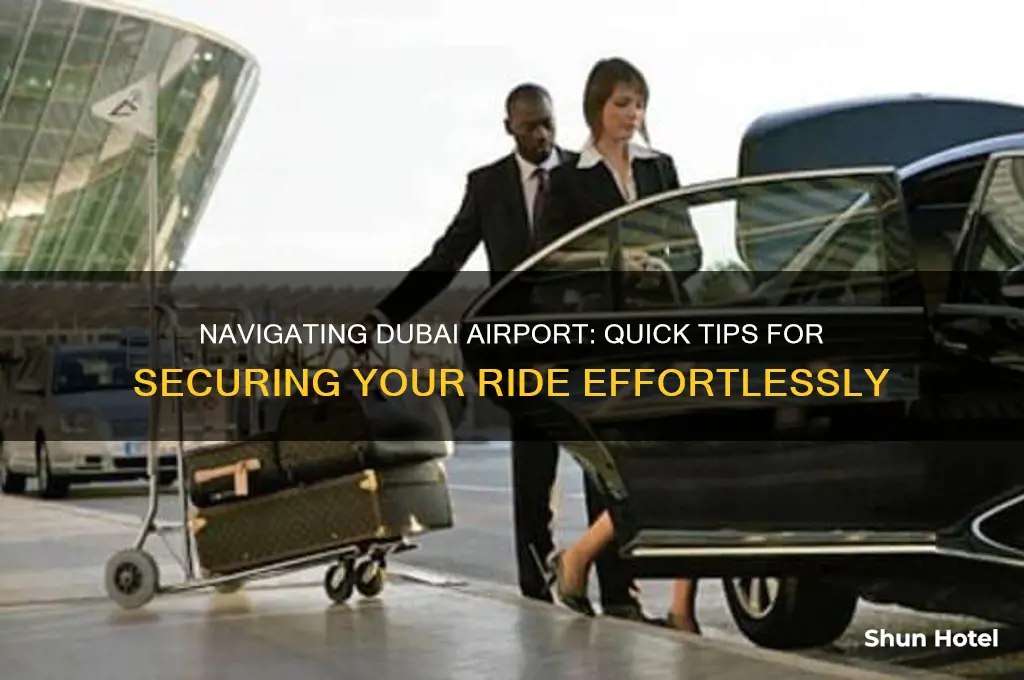 how to get a ride in the dubai airport
