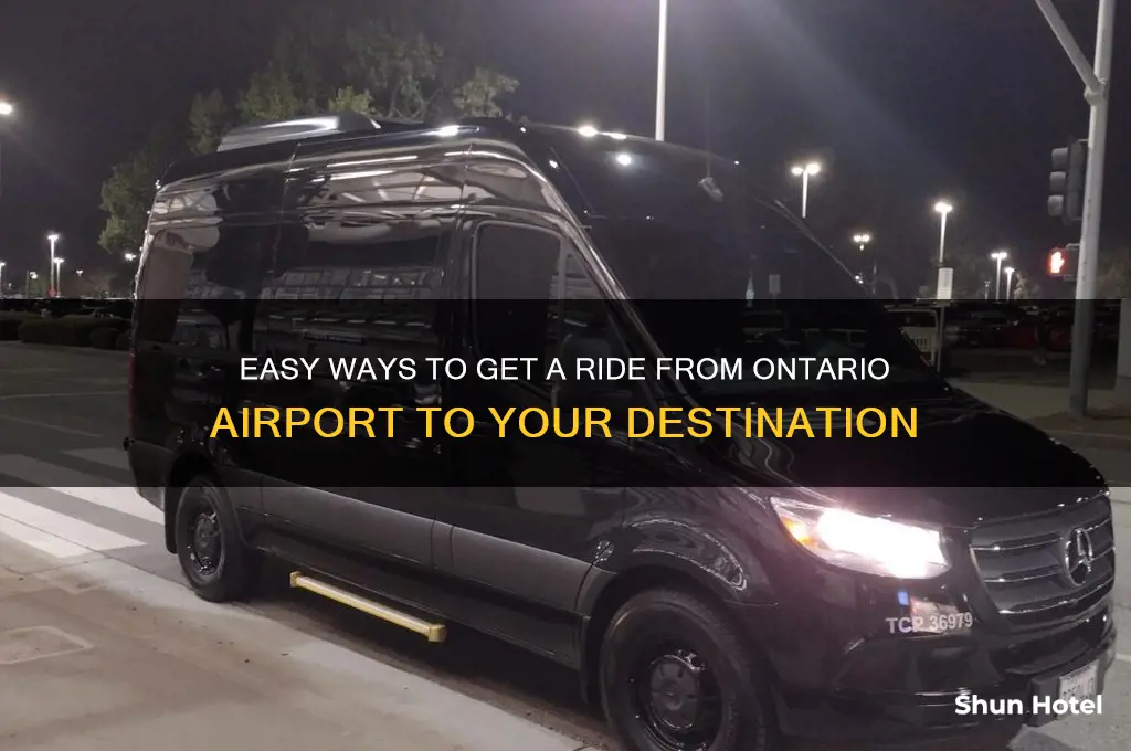how to get a ride ontario airport