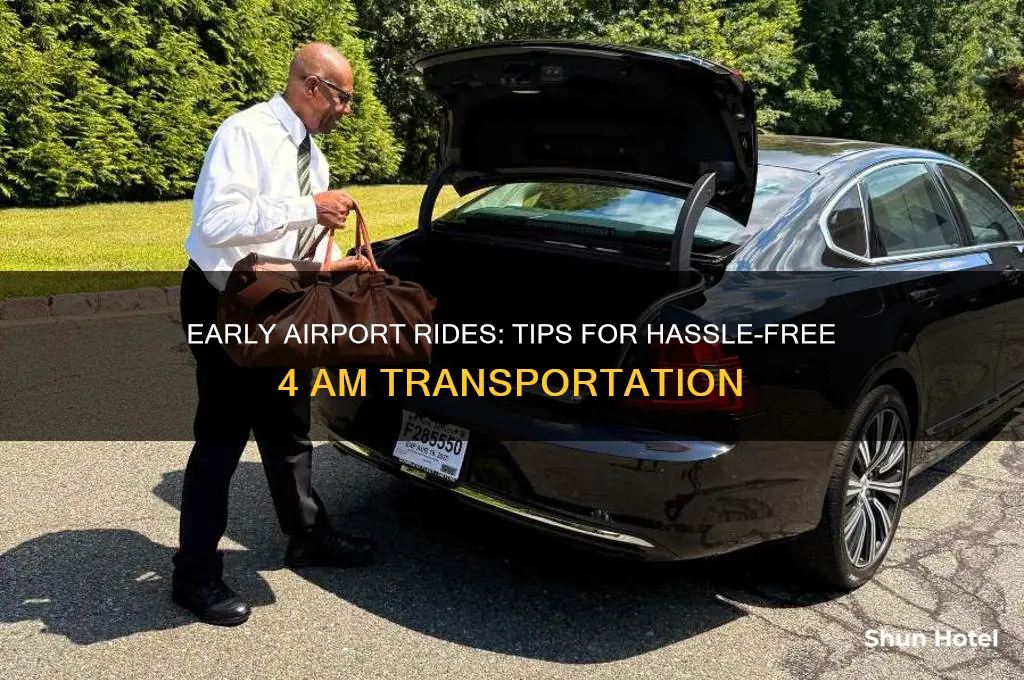 how to get a ride to the airport at 4am
