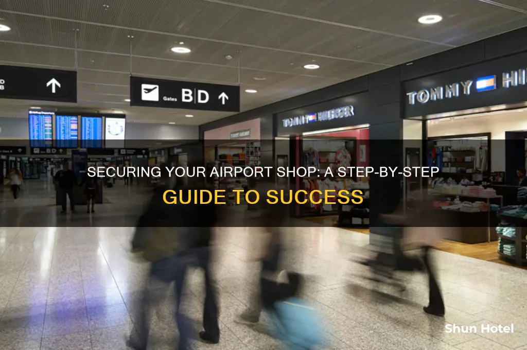 how to get a shop at airport