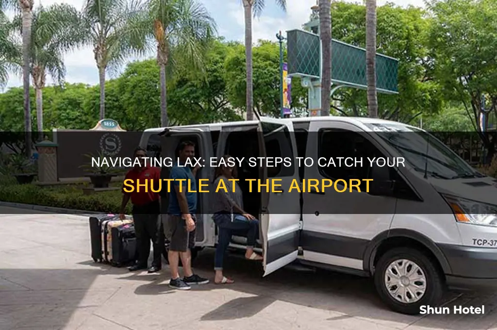 how to get a shuttle in lax airport