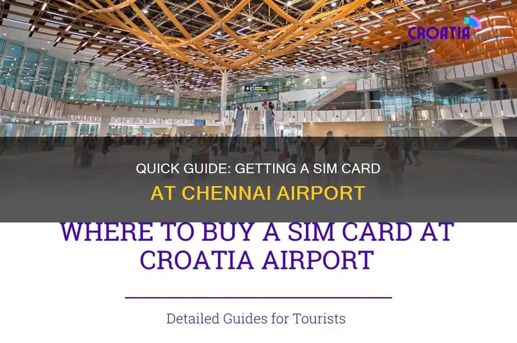 how to get a sim card in chennai airport