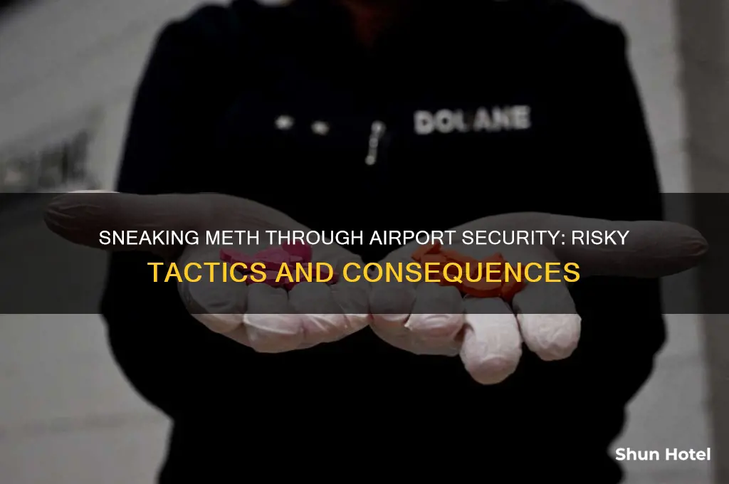 how to get a small bag of meth through airport