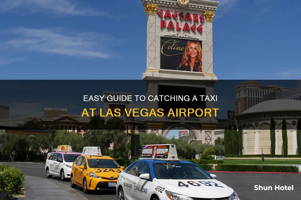 how to get a taxi airport las vegas