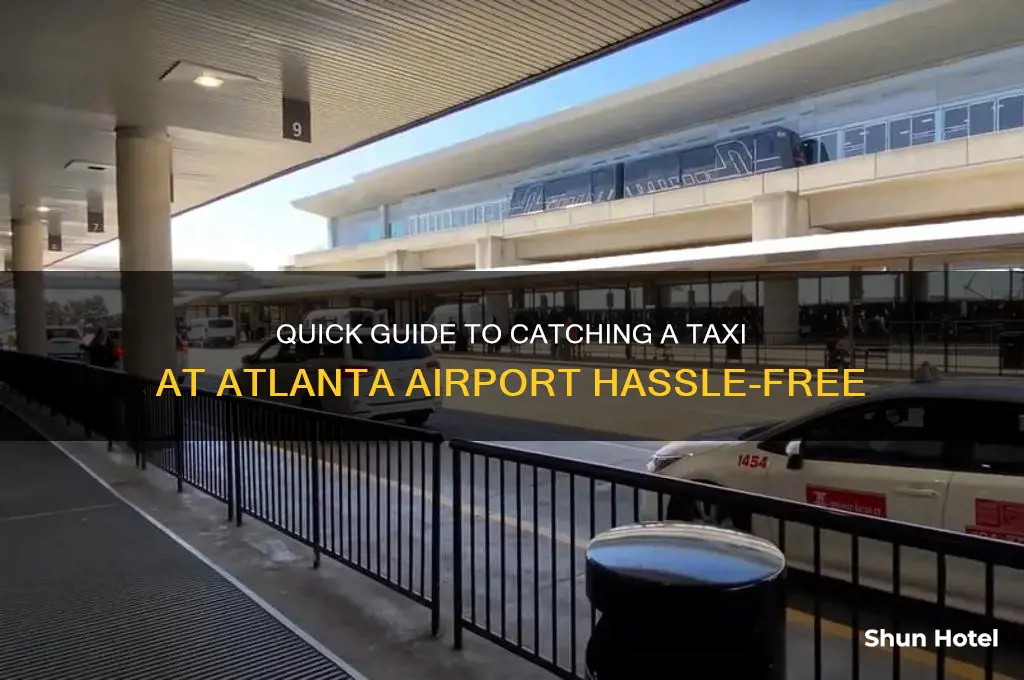 how to get a taxi at atlanta airport