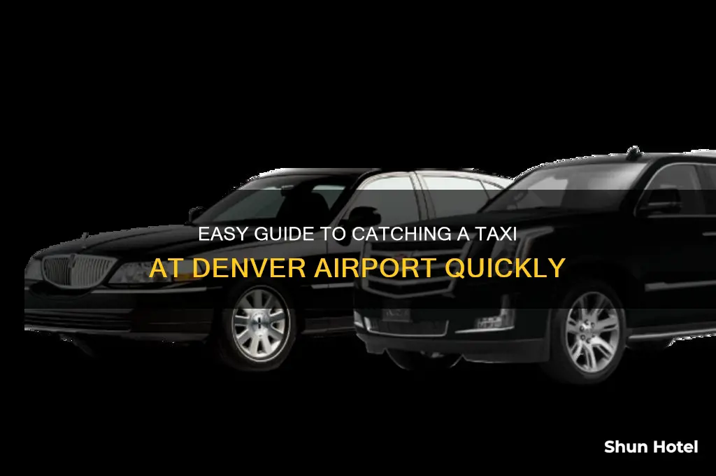 how to get a taxi at denver airport