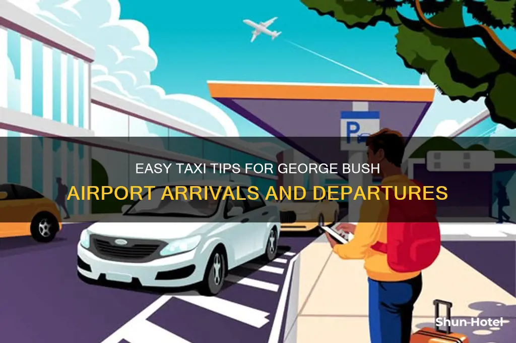 how to get a taxi at george bush airport