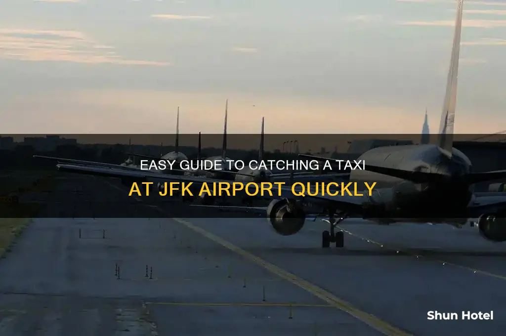 how to get a taxi at jfk airport