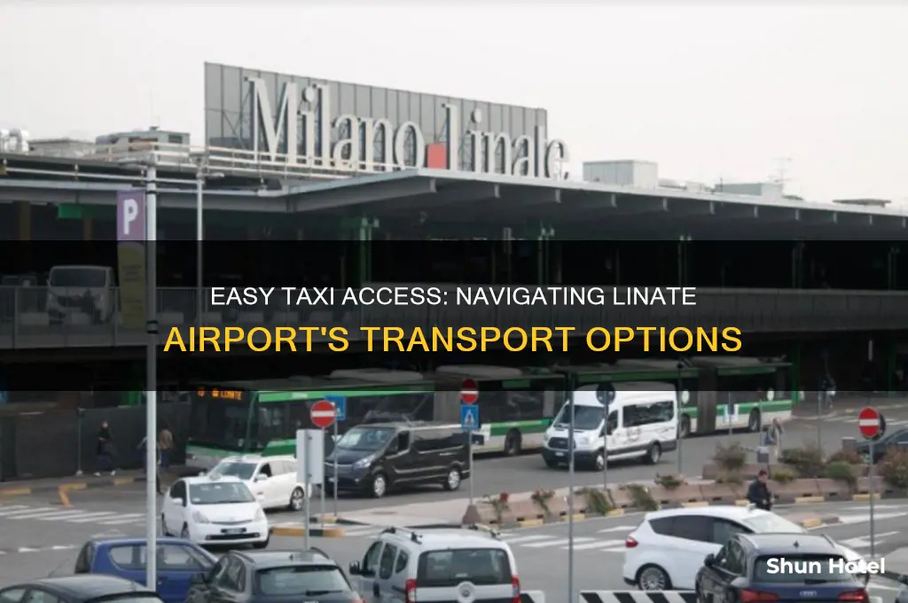 how to get a taxi at linate airport