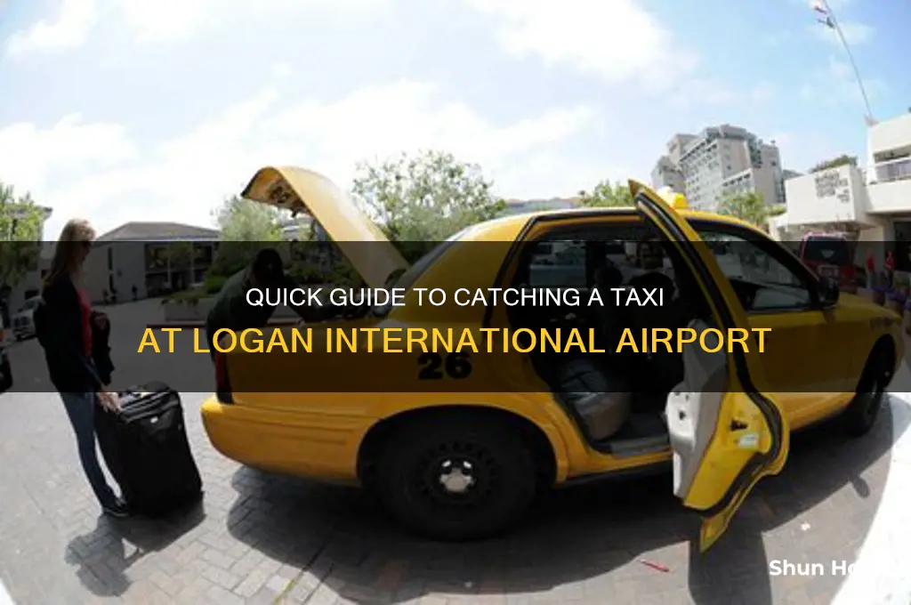 how to get a taxi at logan international airport