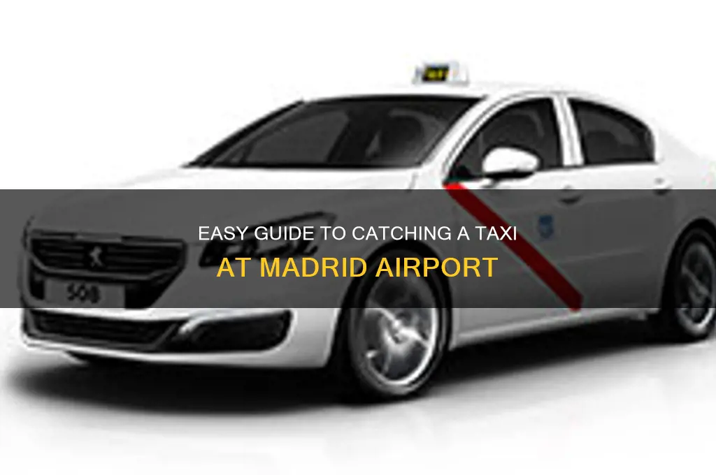 how to get a taxi at madrid airport