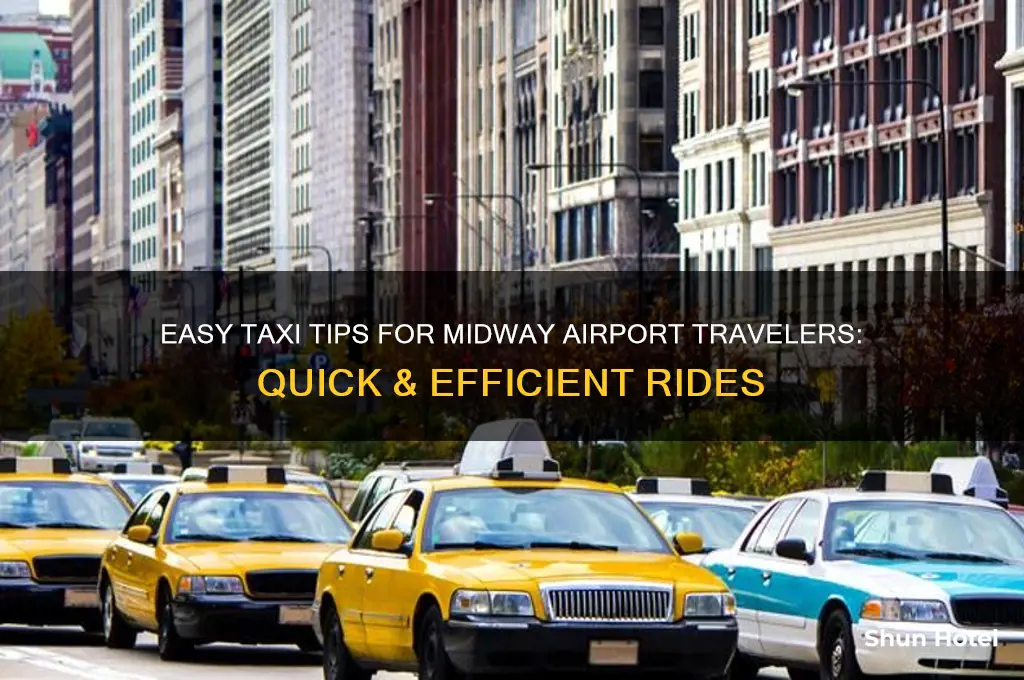 how to get a taxi at midway airport