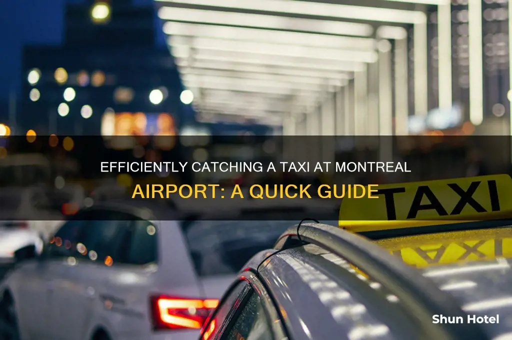 how to get a taxi at montreal airport