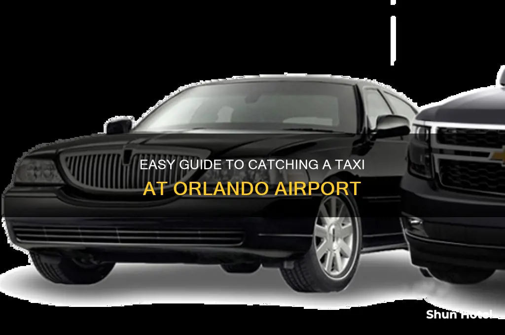 how to get a taxi at orlando airport
