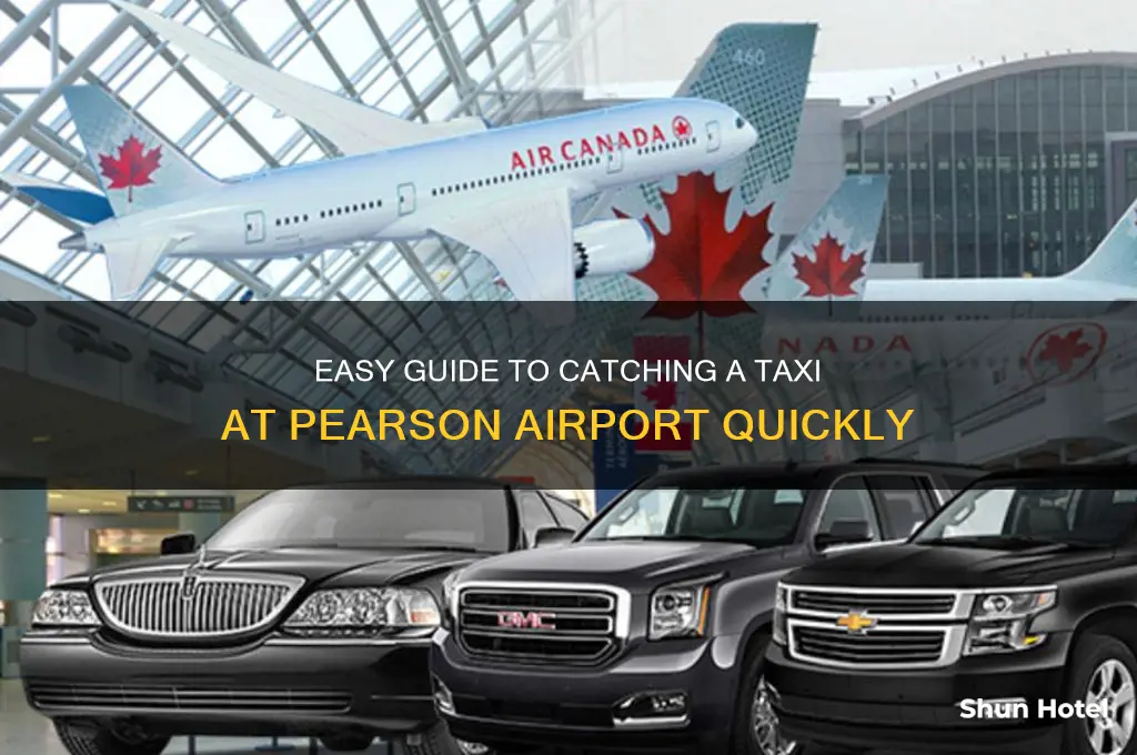 how to get a taxi at pearson airport