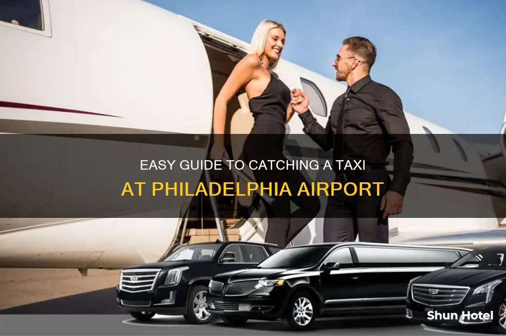 how to get a taxi at philadelphia airport