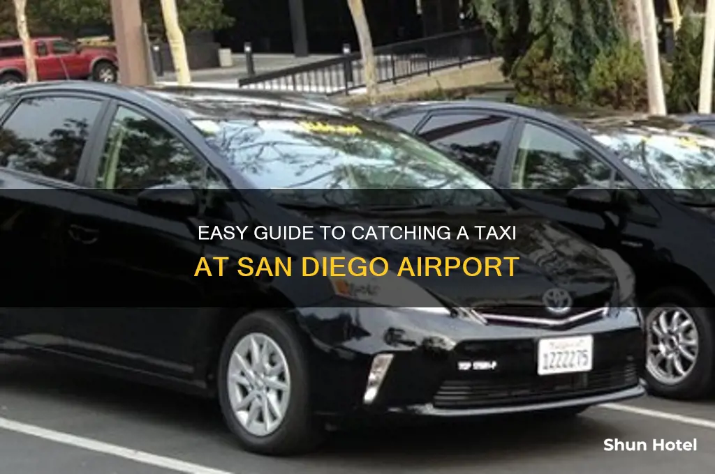 how to get a taxi at san diego airport