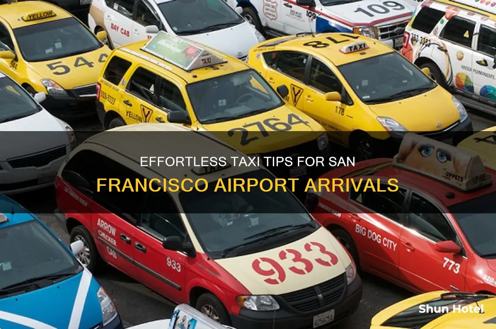 how to get a taxi at san francisco airport