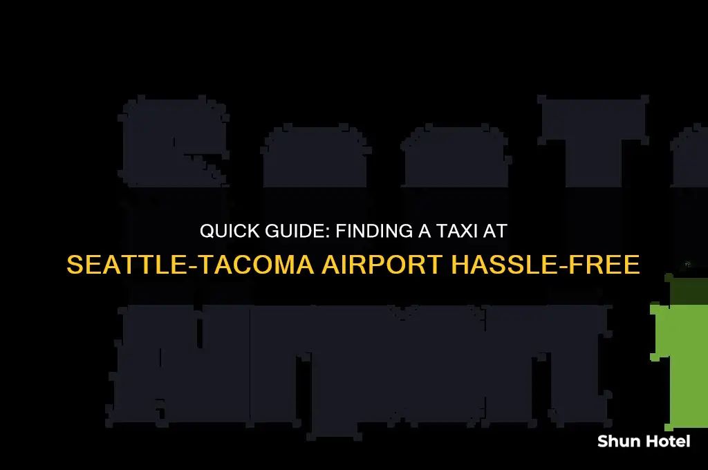 how to get a taxi at seatac airport