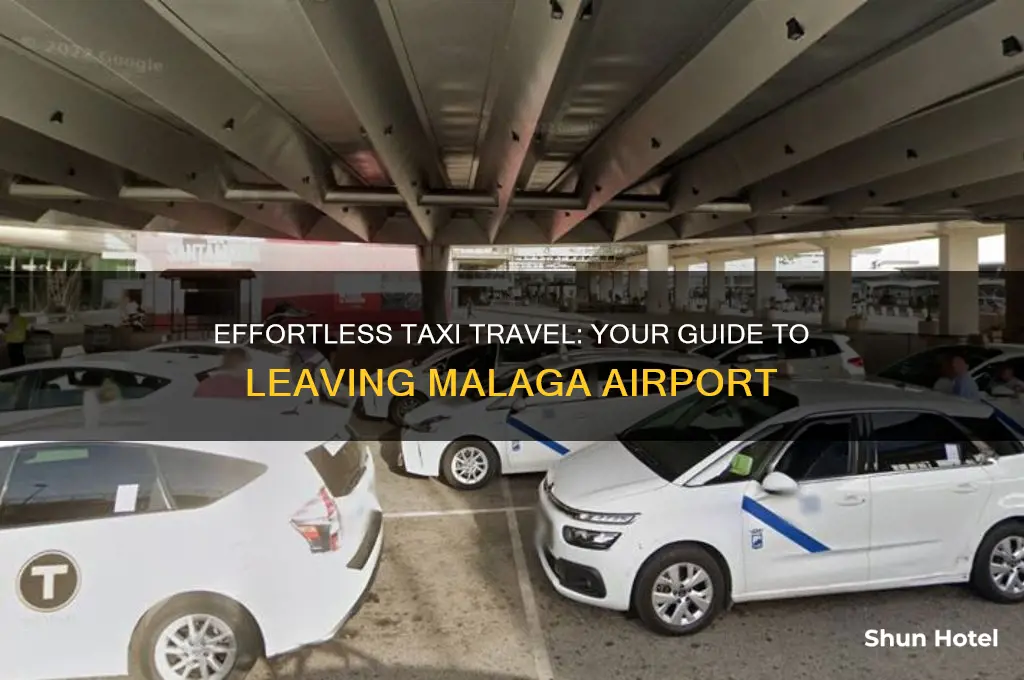how to get a taxi from malaga airport
