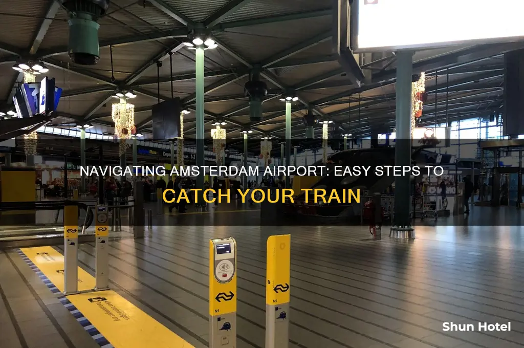 how to get a train from amsterdam airport