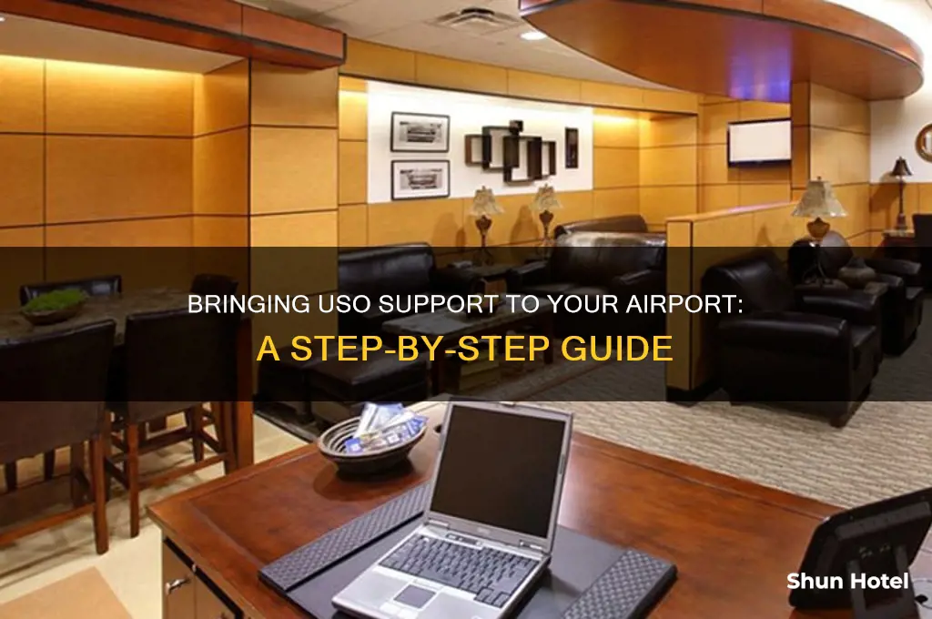 how to get a uso center in my airport
